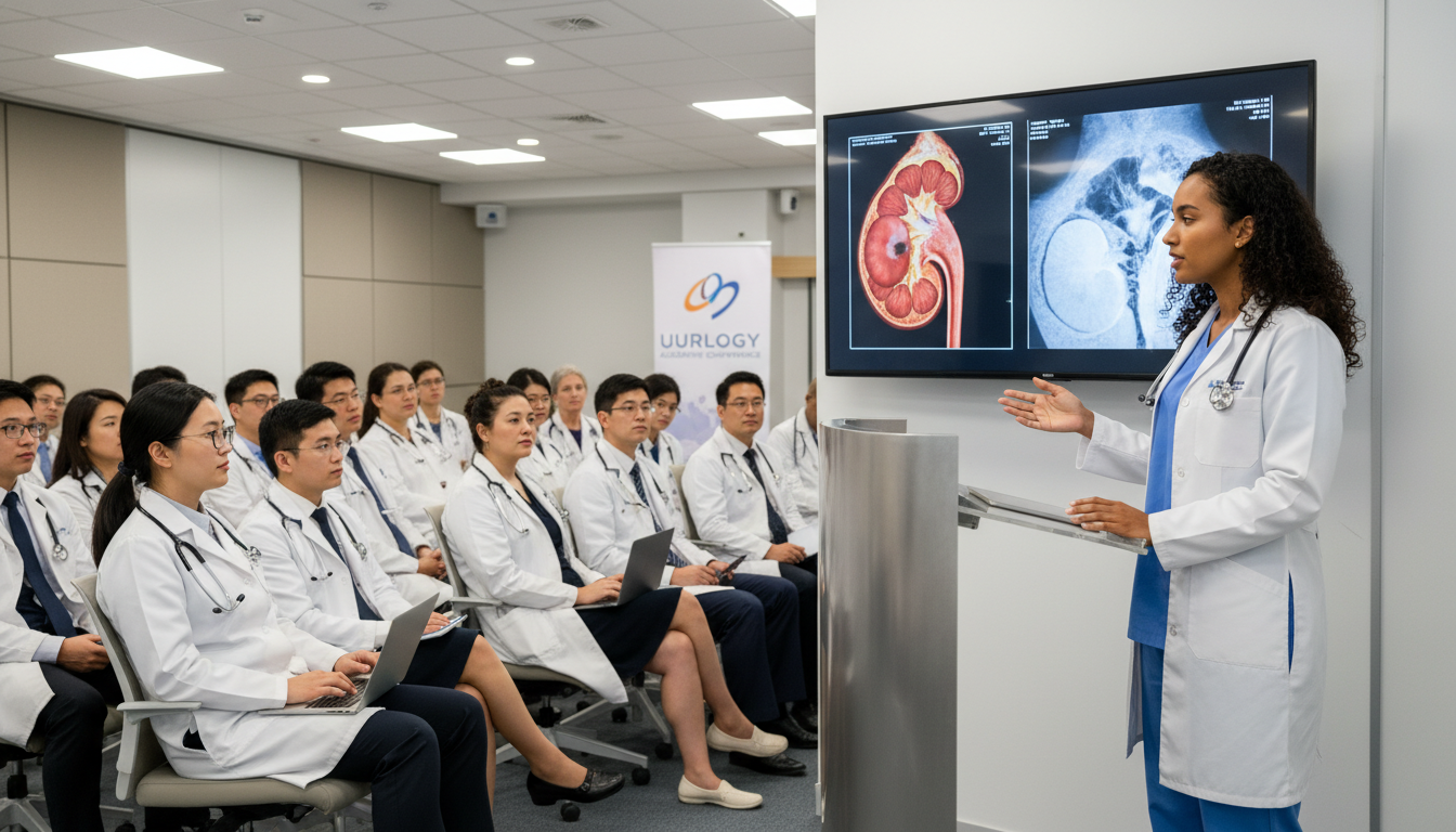 Caribbean IMG presenting urology case to faculty and residents Caribbean IMG presenting urology case to faculty and residents - Caribbean medical school residency for Away Rotation Strateg