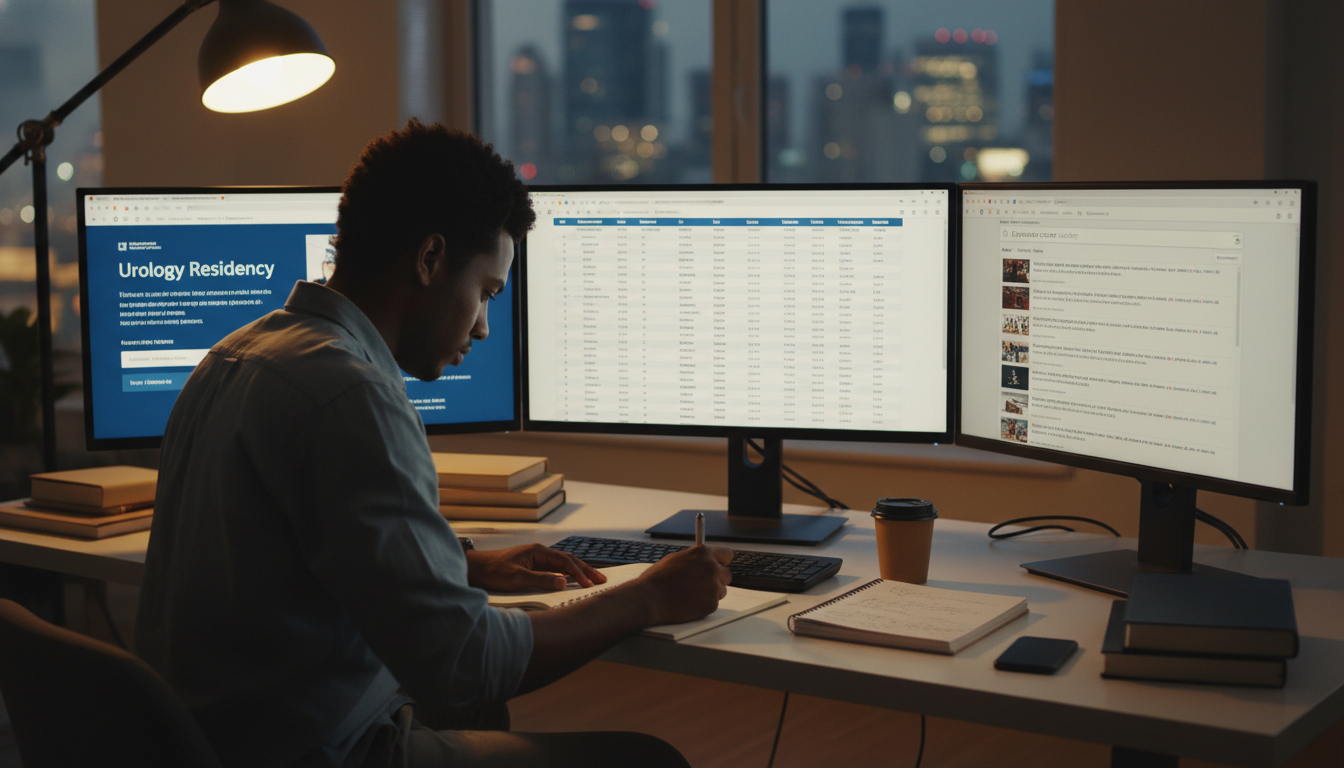 Medical graduate researching urology residency programs - Caribbean medical school residency for Pre-Interview Preparation fo