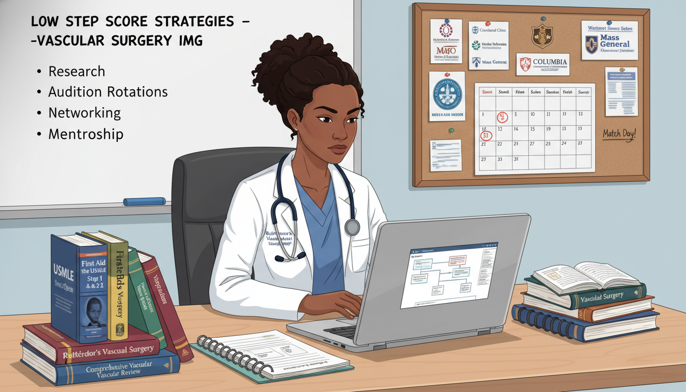 Low Step Score Strategies for Caribbean IMGs in Vascular Surgery Residency