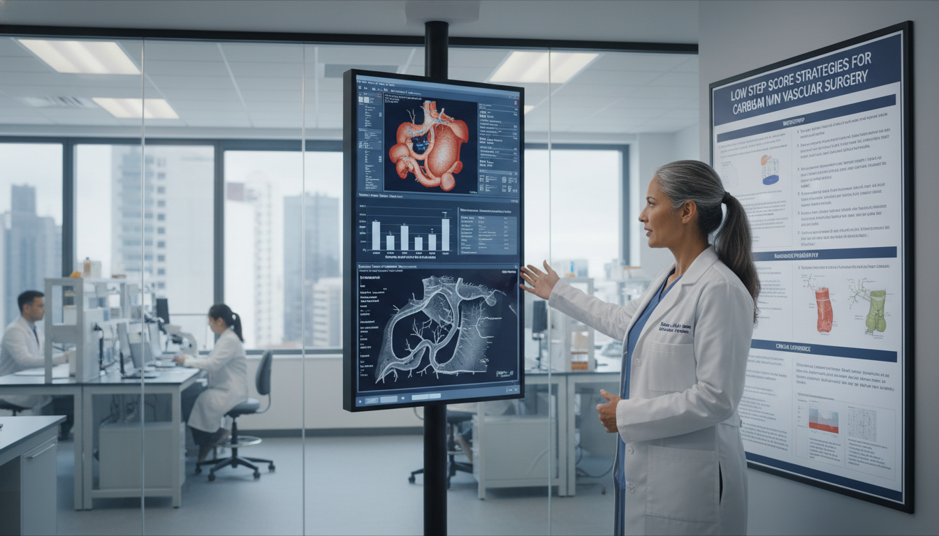 Caribbean IMG engaged in vascular surgery research - Caribbean medical school residency for Low Step Score Strategies for Car