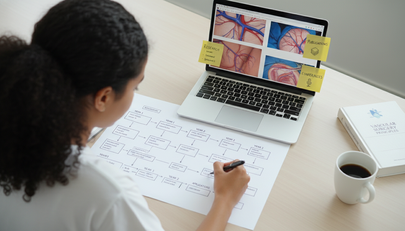 Timeline planning for vascular surgery research as a Caribbean IMG Timeline planning for vascular surgery research as a Caribbean IMG - Caribbean medical school residency for Research Profile