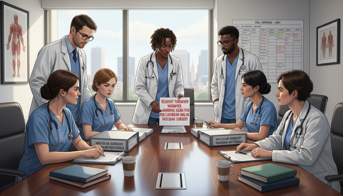 Spotting Resident Turnover Signs: A Guide for Caribbean IMGs in Vascular Surgery