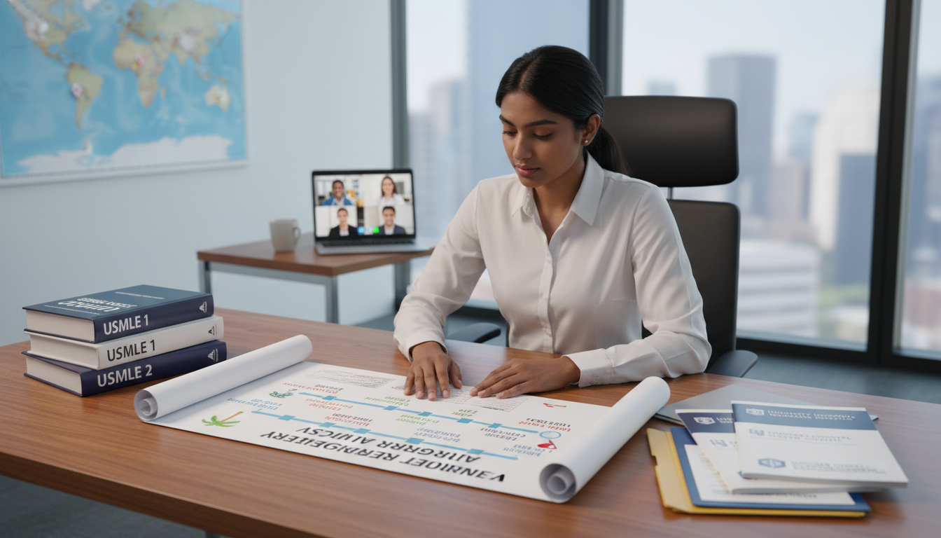 Timeline planning for Caribbean IMG applying to vascular surgery - Caribbean medical school residency for Visa Navigation for