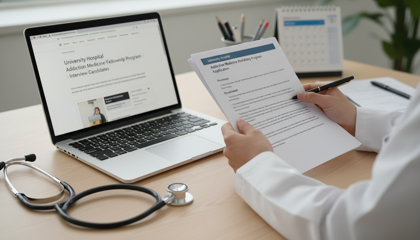 DO graduate reviewing residency application documents DO graduate reviewing residency application documents - DO graduate residency for Pre-Interview Preparation for DO Graduate i