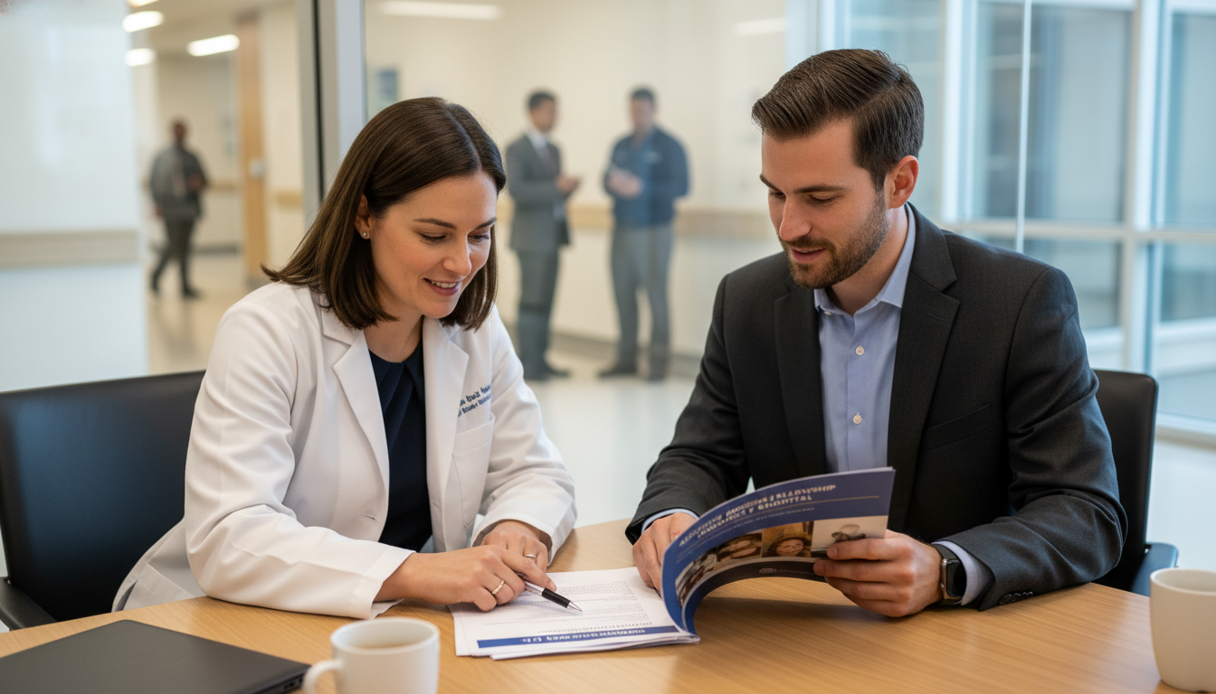 Addiction medicine program director and DO applicant in professional discussion Addiction medicine program director and DO applicant in professional discussion - DO graduate residency for Pre-Match Communi