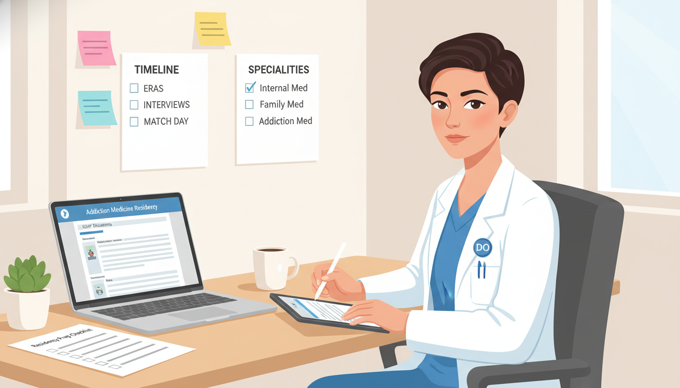 Residency applicant organizing SOAP preparation materials - DO graduate residency for SOAP Preparation for DO Graduate in Add
