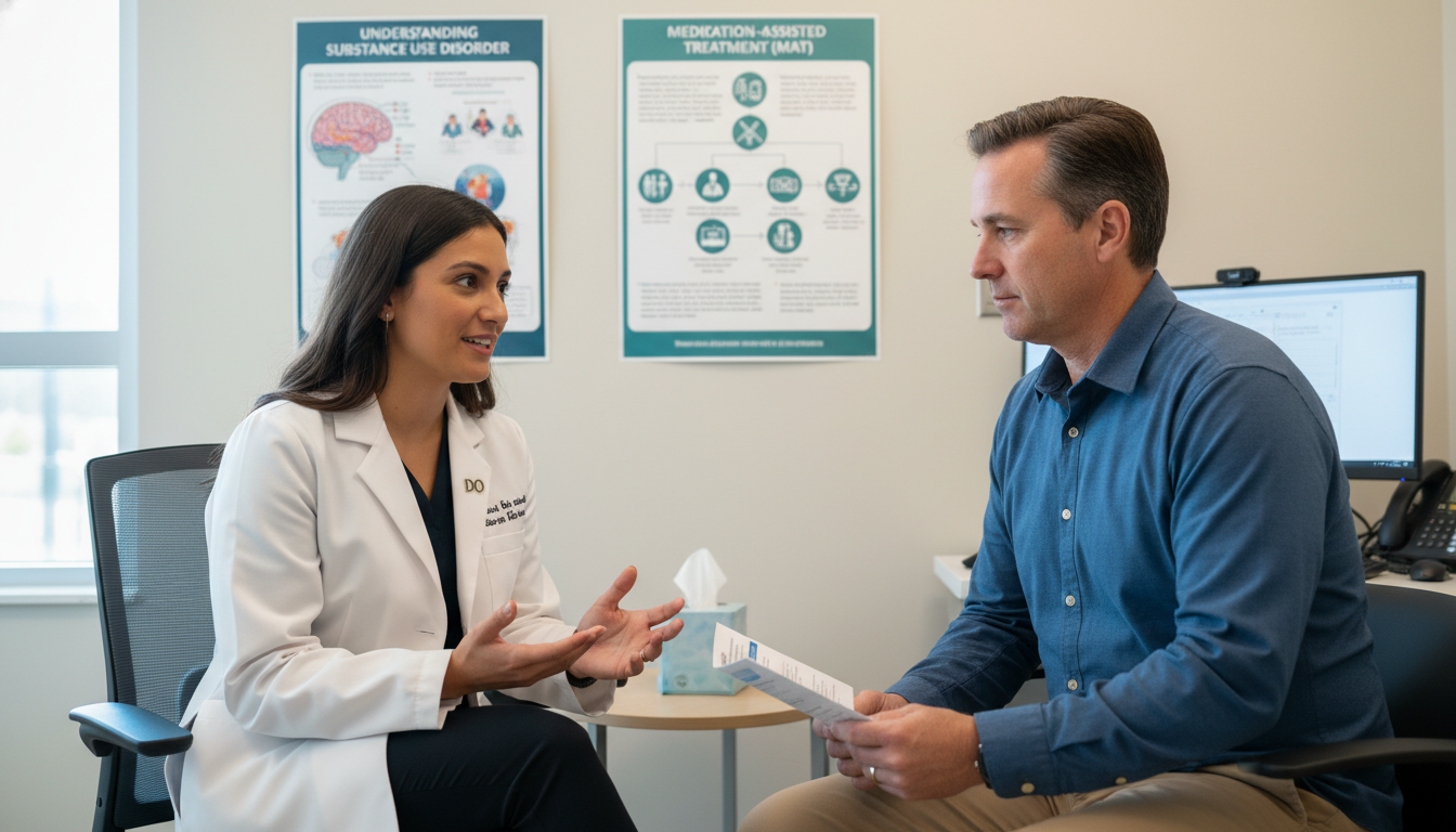 Resident physician caring for patient with substance use disorder - DO graduate residency for Step Score Strategy for DO Grad