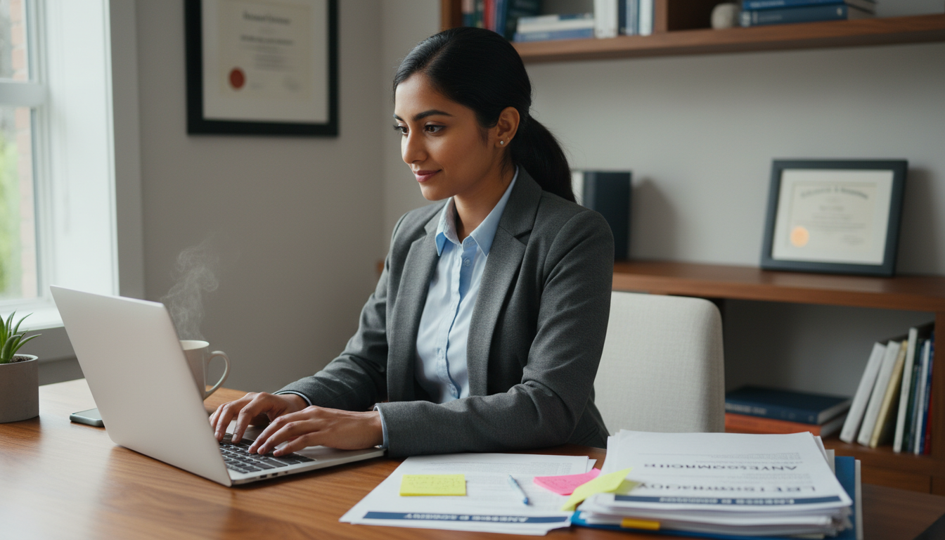Medical student preparing a residency application with letters of recommendation - DO graduate residency for Letters of Recom