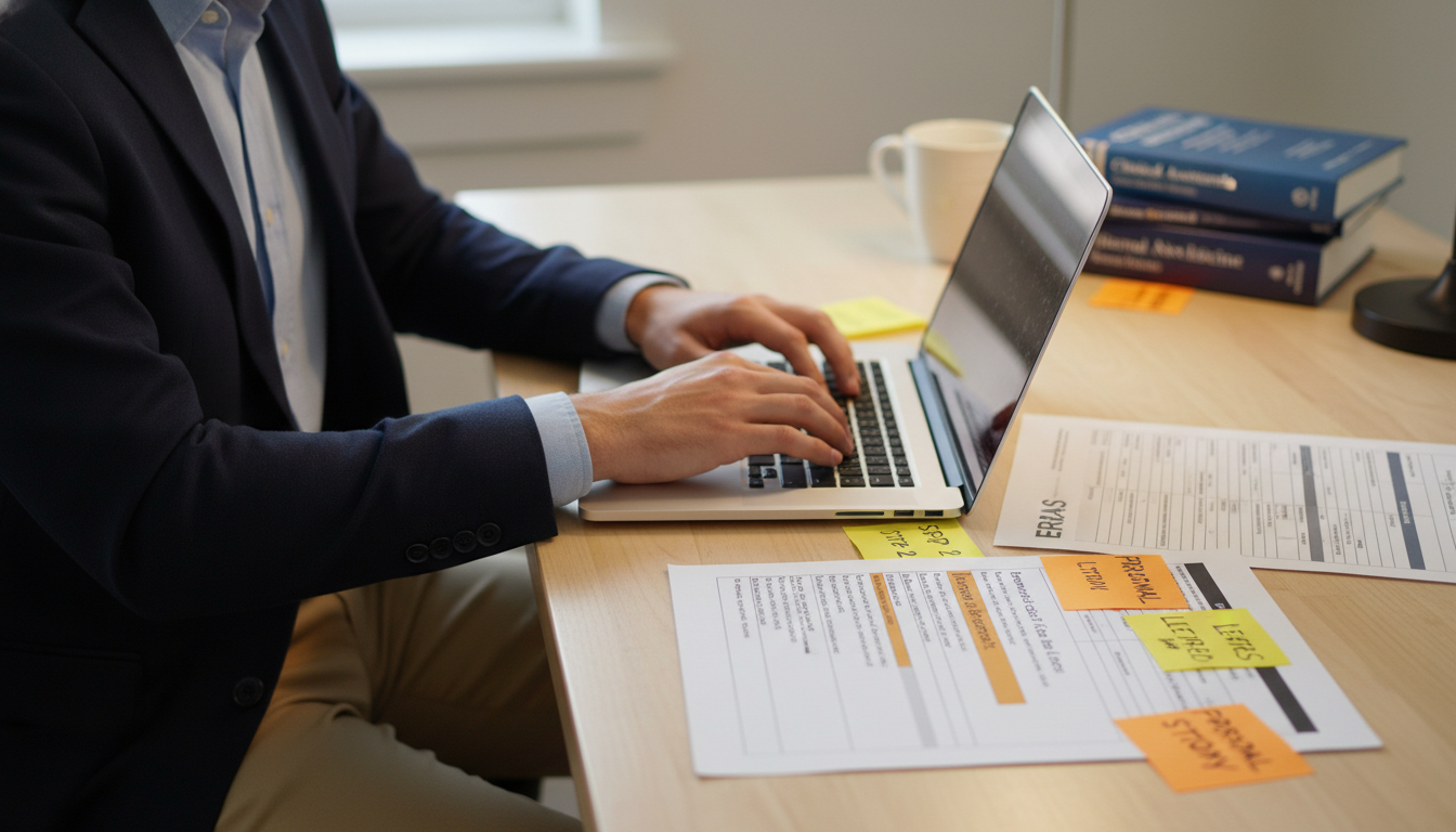 DO anesthesiology residency applicant preparing personal statement and ERAS application - DO graduate residency for Low Step