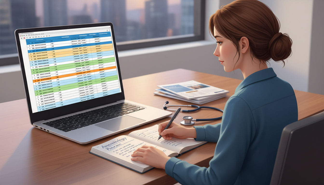 Medical graduate organizing anesthesiology residency program spreadsheet Medical graduate organizing anesthesiology residency program spreadsheet - DO graduate residency for How to Research Programs