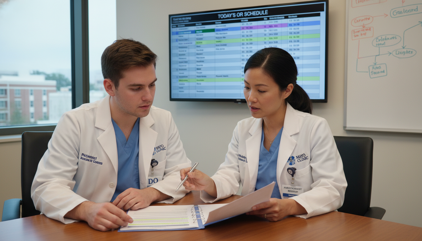 Anesthesiology DO resident discussing application with mentor Anesthesiology DO resident discussing application with mentor - DO graduate residency for Addressing Red Flags for DO Graduat