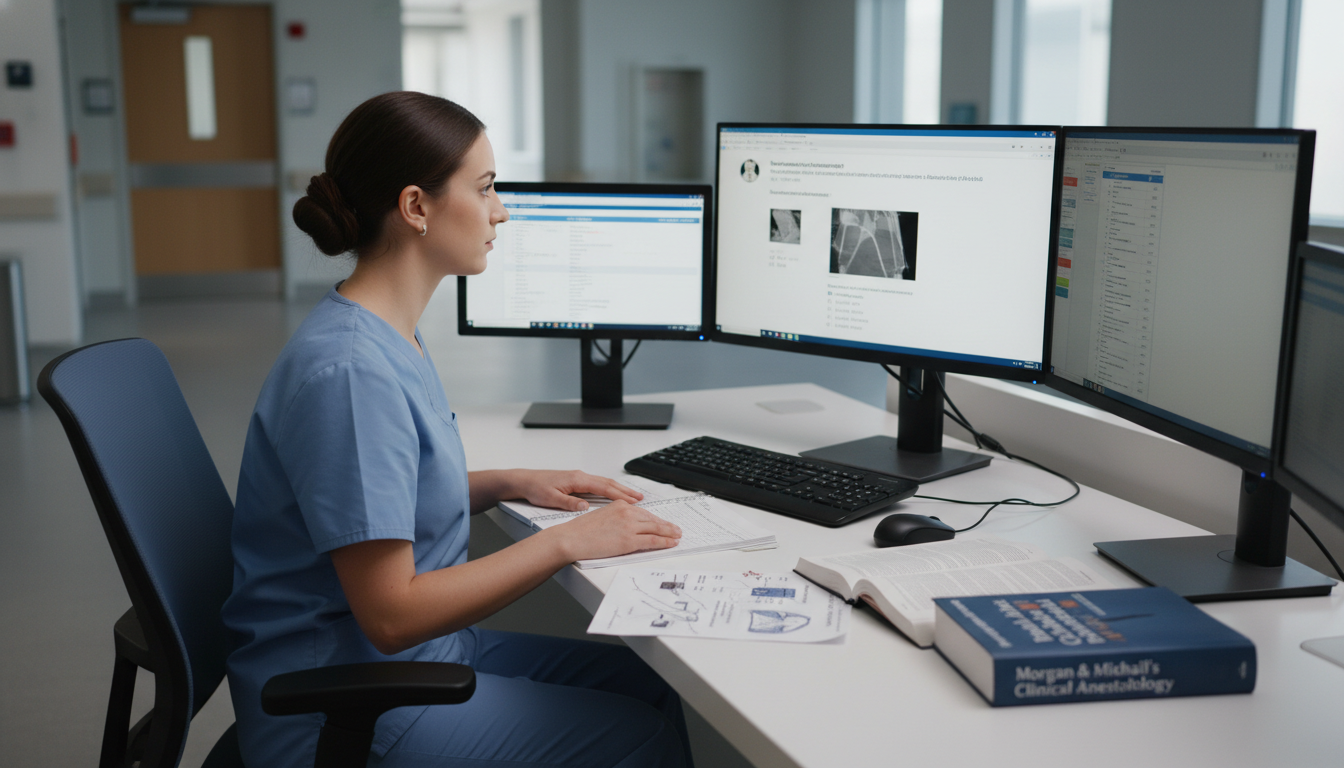 DO medical graduate reviewing Step 2 CK question bank with anesthesia focus - DO graduate residency for USMLE Step 2 CK Prepa