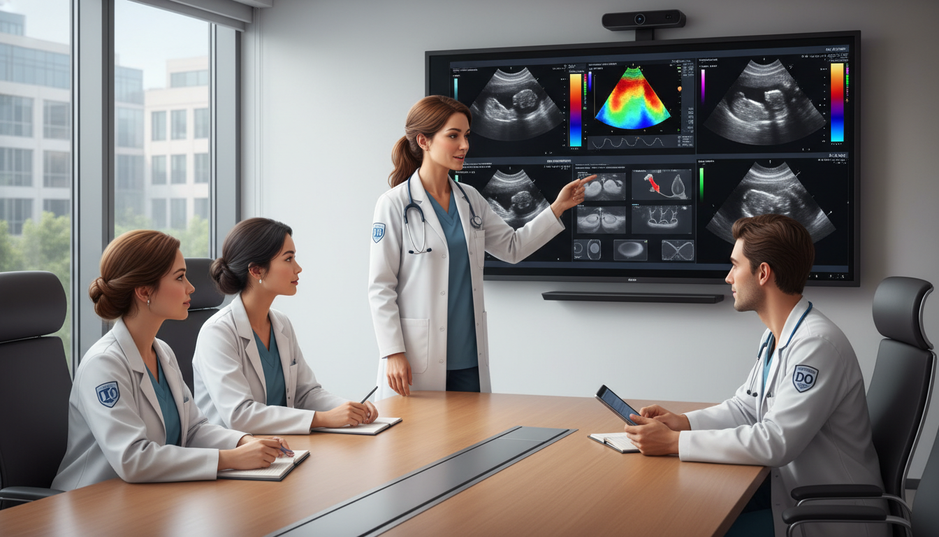 DO cardiologist teaching fellows while reviewing imaging DO cardiologist teaching fellows while reviewing imaging - DO graduate residency for Academic vs Private Practice for DO Grad