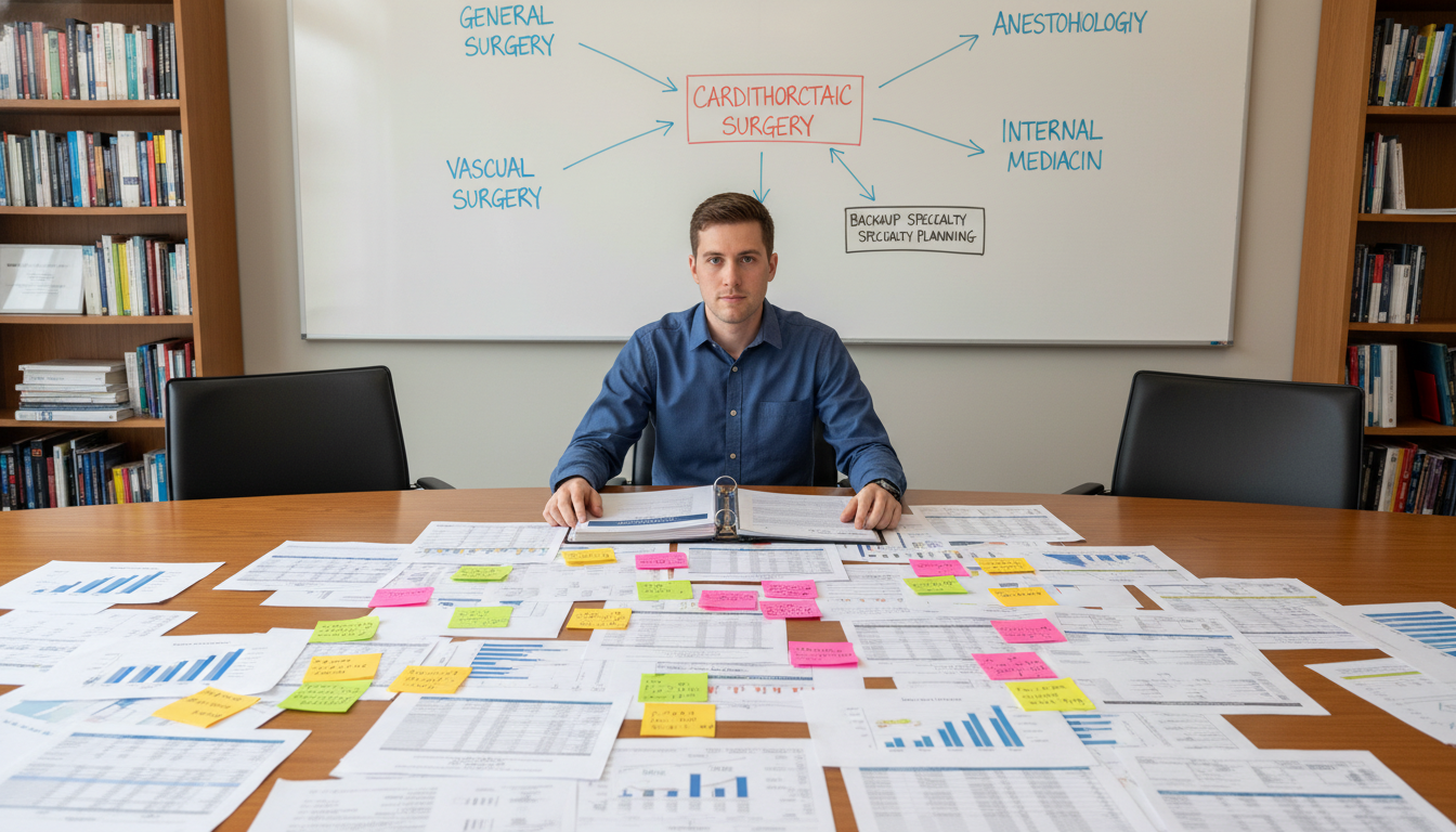 DO student mapping backup specialties for cardiothoracic surgery DO student mapping backup specialties for cardiothoracic surgery - DO graduate residency for Backup Specialty Planning for DO