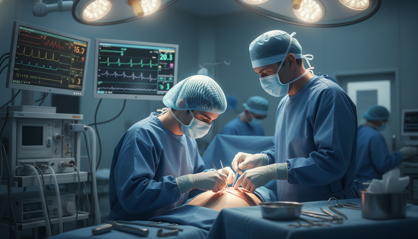 Cardiothoracic surgery resident performing heart surgery under supervision Cardiothoracic surgery resident performing heart surgery under supervision - DO graduate residency for Case Volume Evaluation