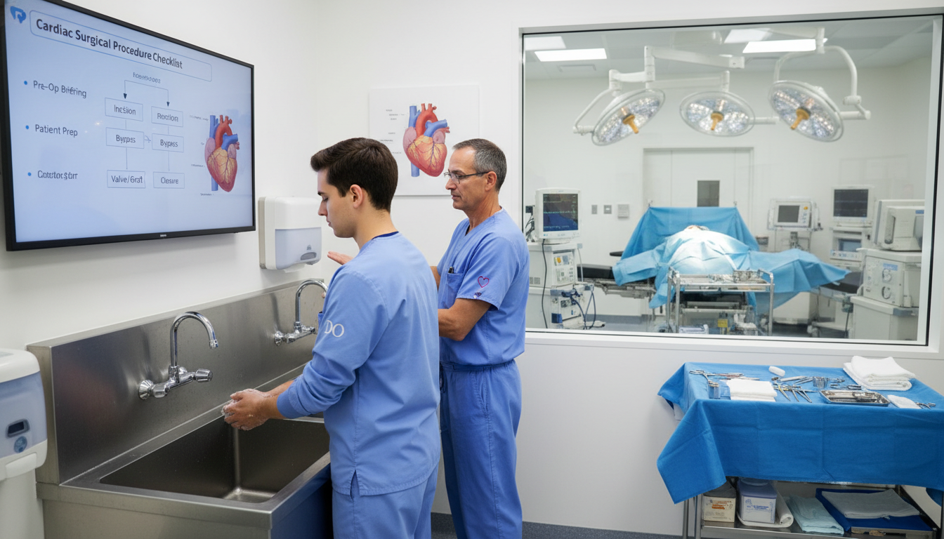 Cardiothoracic surgery resident DO graduate scrubbing into heart surgery case Cardiothoracic surgery resident DO graduate scrubbing into heart surgery case - DO graduate residency for Questions to Ask Pr