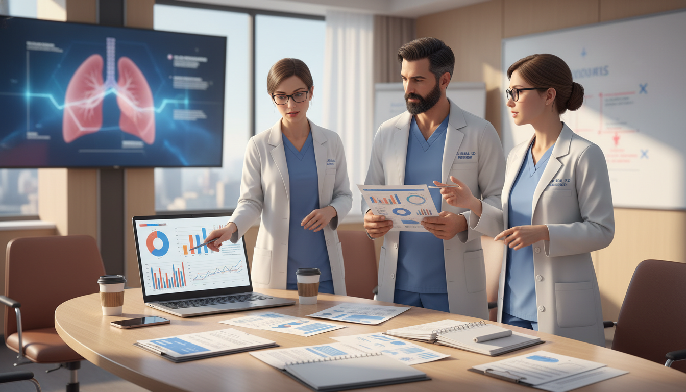 Cardiothoracic surgical team discussing a research protocol Cardiothoracic surgical team discussing a research protocol - DO graduate residency for Research During Residency for DO Grad