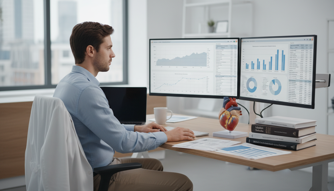 DO graduate analyzing cardiothoracic surgery data - DO graduate residency for Research Profile Building for DO Graduate in Ca