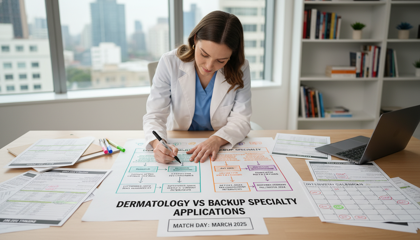 Dual applying residency strategy map for DO dermatology applicant Dual applying residency strategy map for DO dermatology applicant - DO graduate residency for Backup Specialty Planning for D