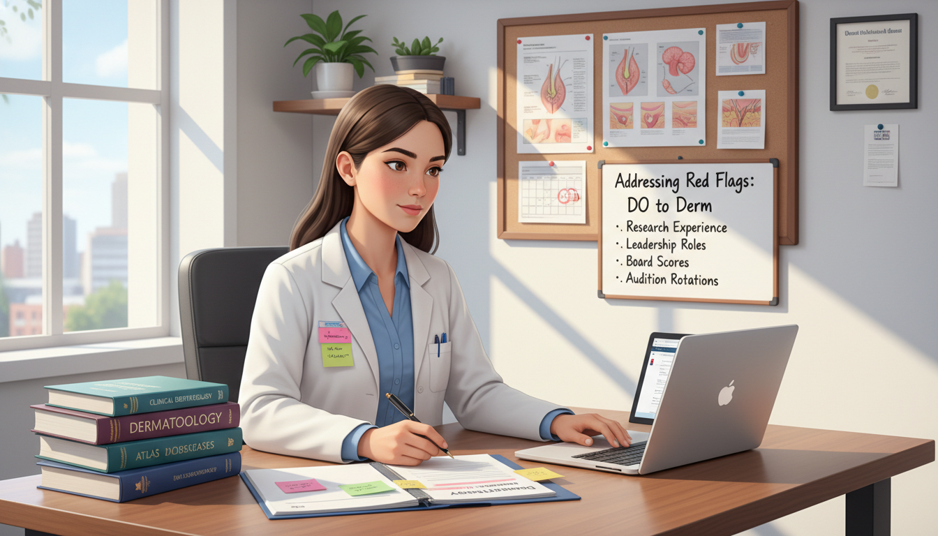 A DO Graduate's Guide to Addressing Red Flags in Dermatology Residency