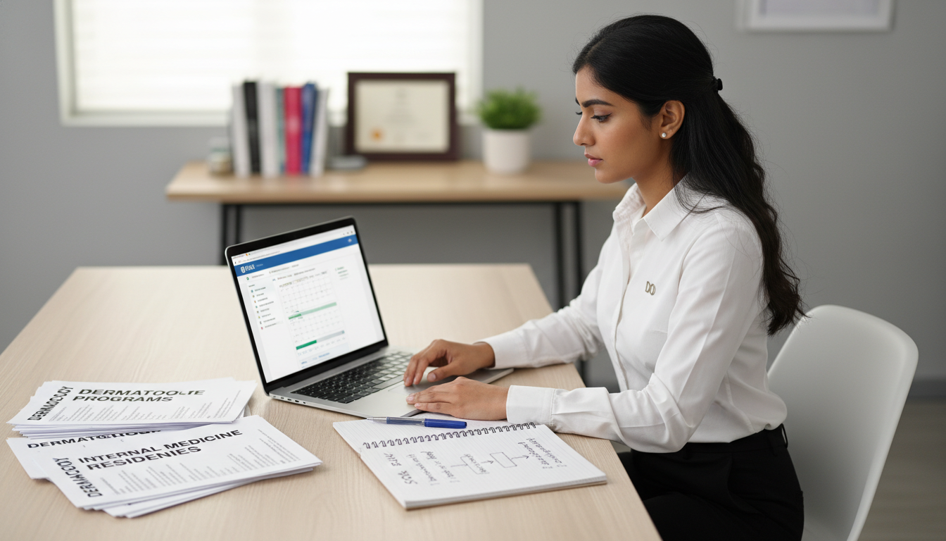 DO graduate mapping out SOAP strategy for dermatology and backup specialties - DO graduate residency for SOAP Preparation for