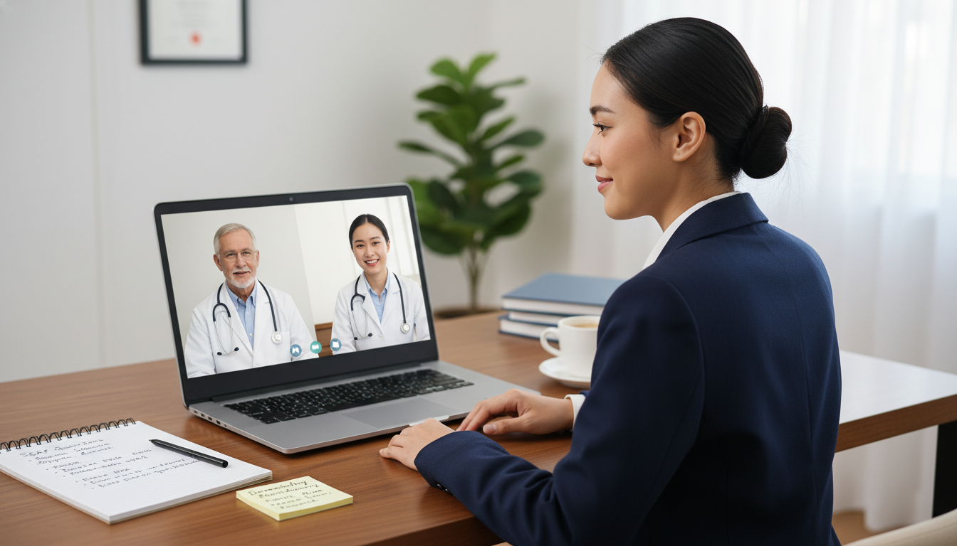 DO graduate in virtual SOAP interview with residency program - DO graduate residency for SOAP Preparation for DO Graduate in