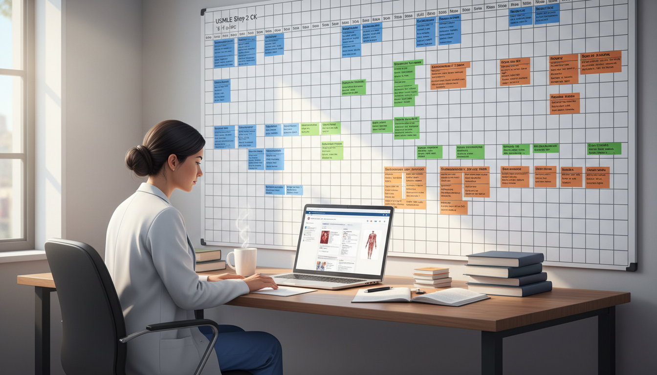 Study schedule planning for USMLE Step 2 CK Study schedule planning for USMLE Step 2 CK - DO graduate residency for USMLE Step 2 CK Preparation for DO Graduate in Dermat