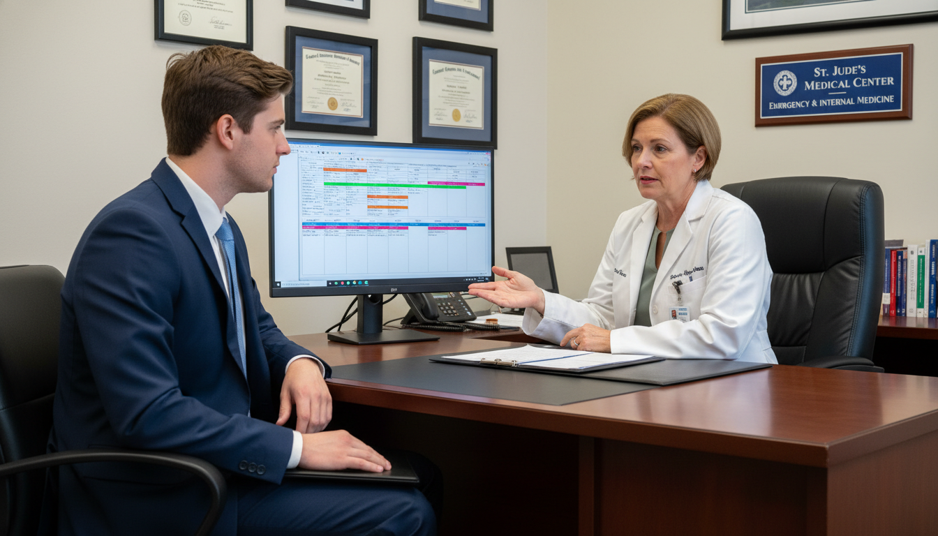 Residency applicant interviewing with Emergency Medicine-Internal Medicine program director Residency applicant interviewing with Emergency Medicine-Internal Medicine program director - DO graduate residency for Resid