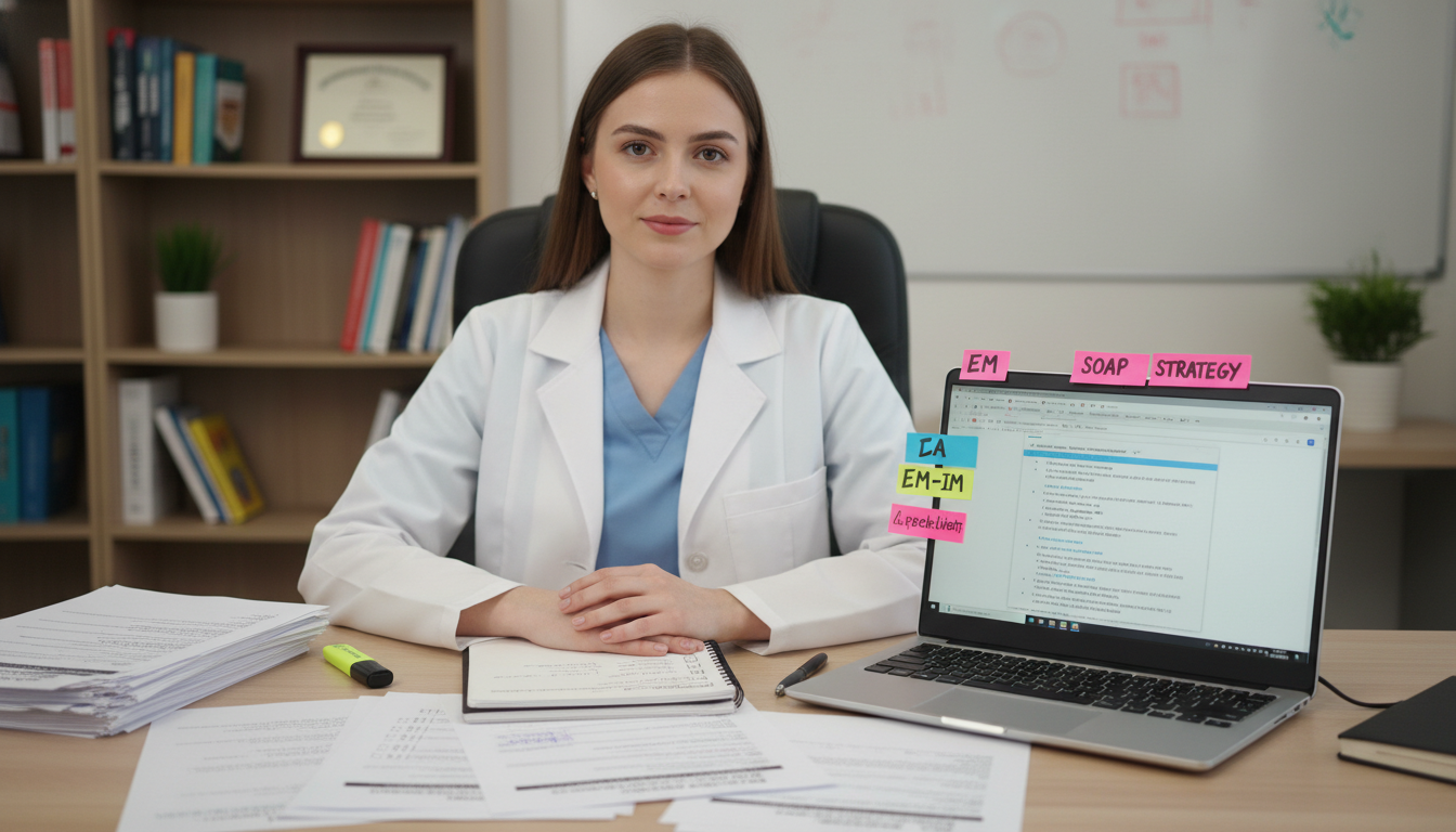 DO graduate organizing SOAP personal statements and letters - DO graduate residency for SOAP Preparation for DO Graduate in E