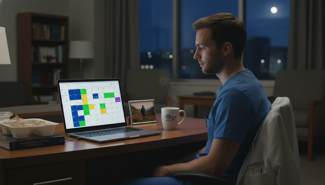 Emergency Medicine Internal Medicine resident schedule and lifestyle planning Emergency Medicine Internal Medicine resident schedule and lifestyle planning - DO graduate residency for Work-Life Balance A