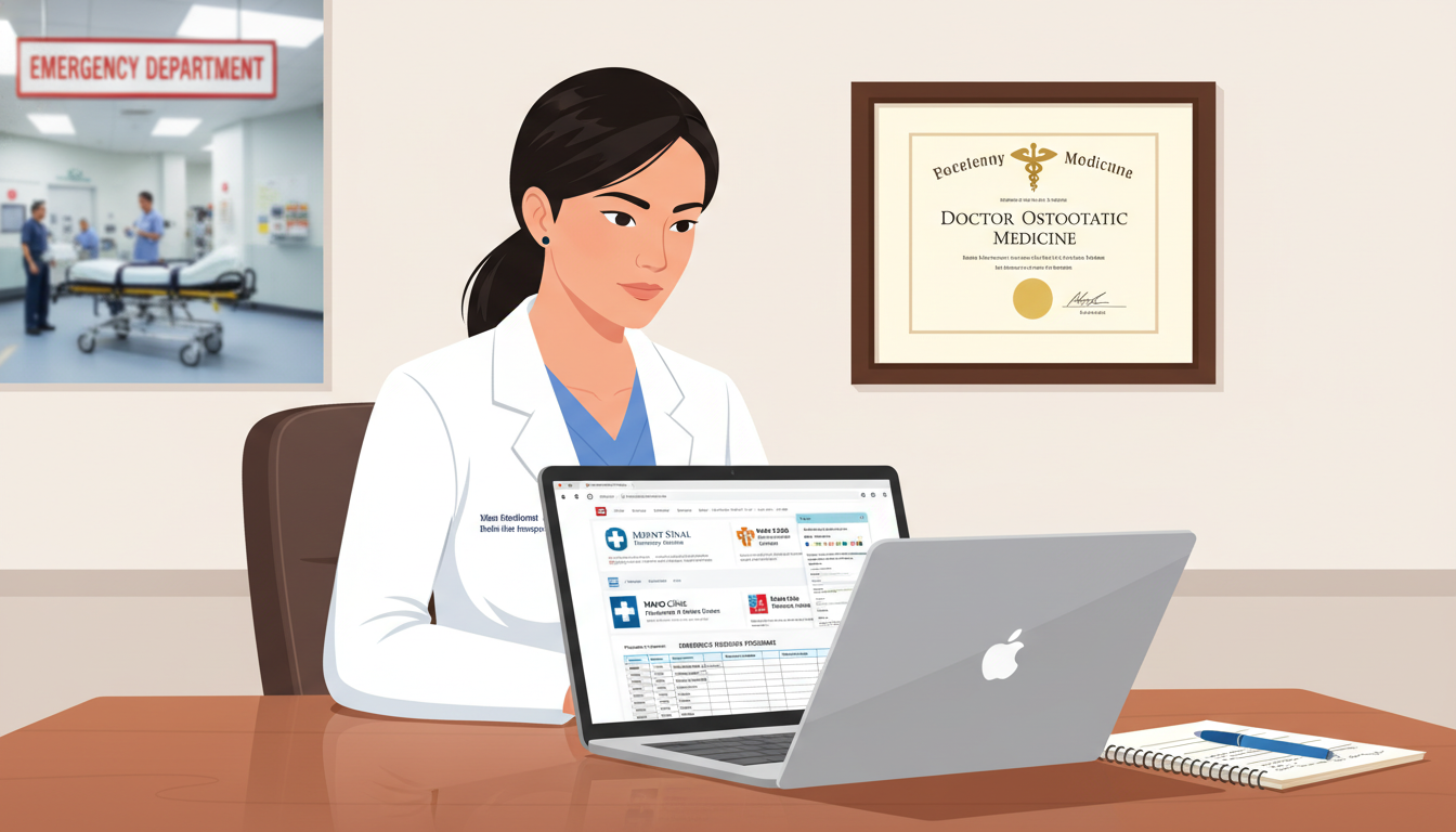 Essential Guide for DO Graduates: Researching Emergency Medicine Residencies