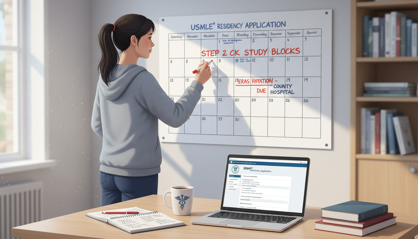Timeline planning for USMLE Step 2 CK and Emergency Medicine residency match Timeline planning for USMLE Step 2 CK and Emergency Medicine residency match - DO graduate residency for USMLE Step 2 CK Prep