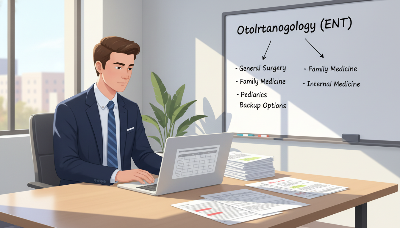 Smart Backup Specialty Planning for DO Graduates in ENT Residency