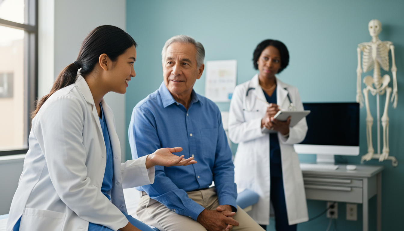 Medical student providing patient care on a family medicine rotation Medical student providing patient care on a family medicine rotation - DO graduate residency for Letters of Recommendation fo