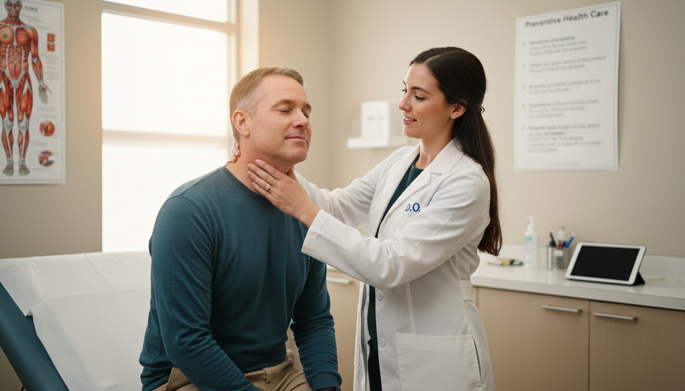 DO resident performing osteopathic manipulation in family medicine clinic - DO graduate residency for Low Step Score Strategi