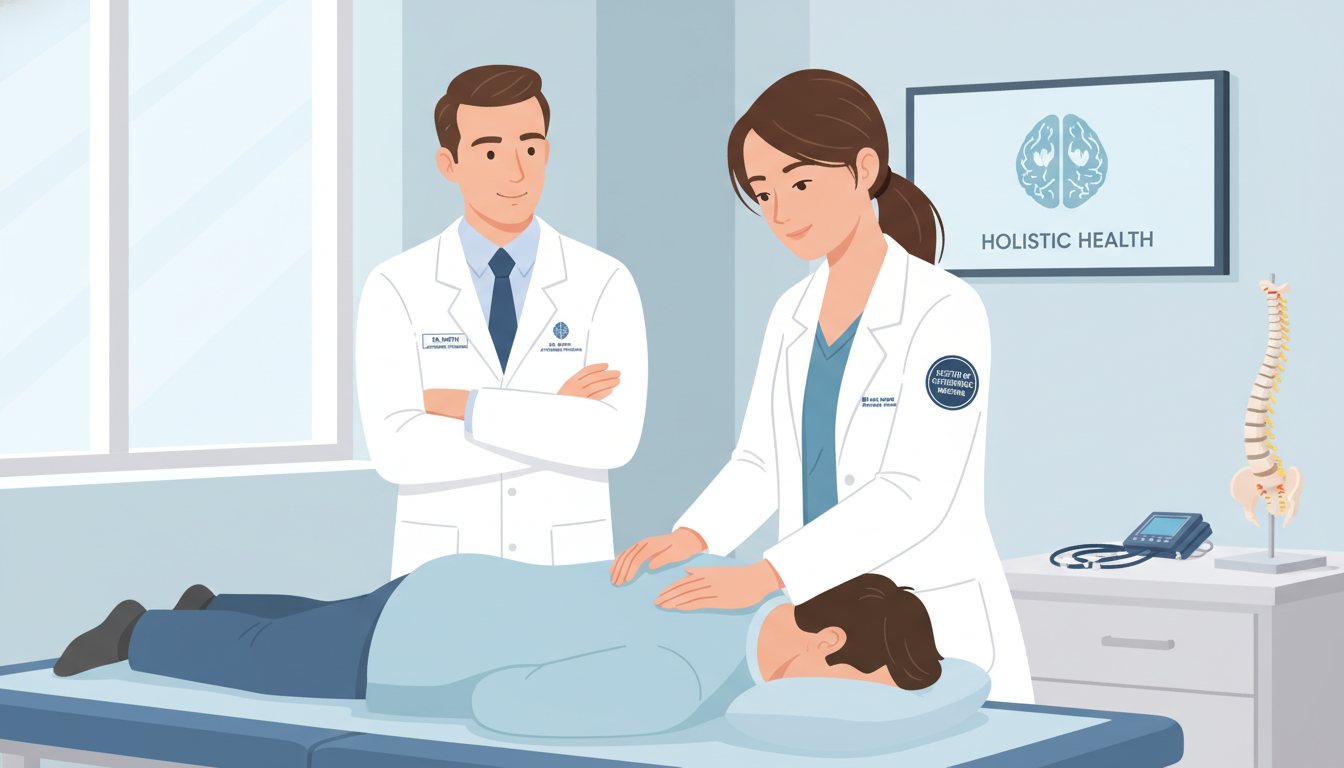 DO resident performing OMT in family medicine clinic DO resident performing OMT in family medicine clinic - DO graduate residency for Pre-Match Communication for DO Graduate in F