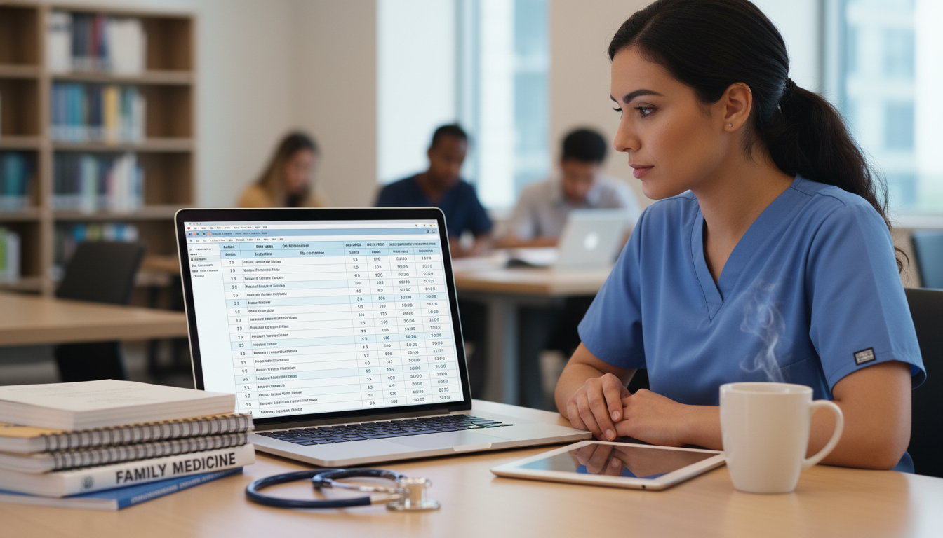 DO graduate building a residency program spreadsheet DO graduate building a residency program spreadsheet - DO graduate residency for How to Research Programs for DO Graduate in