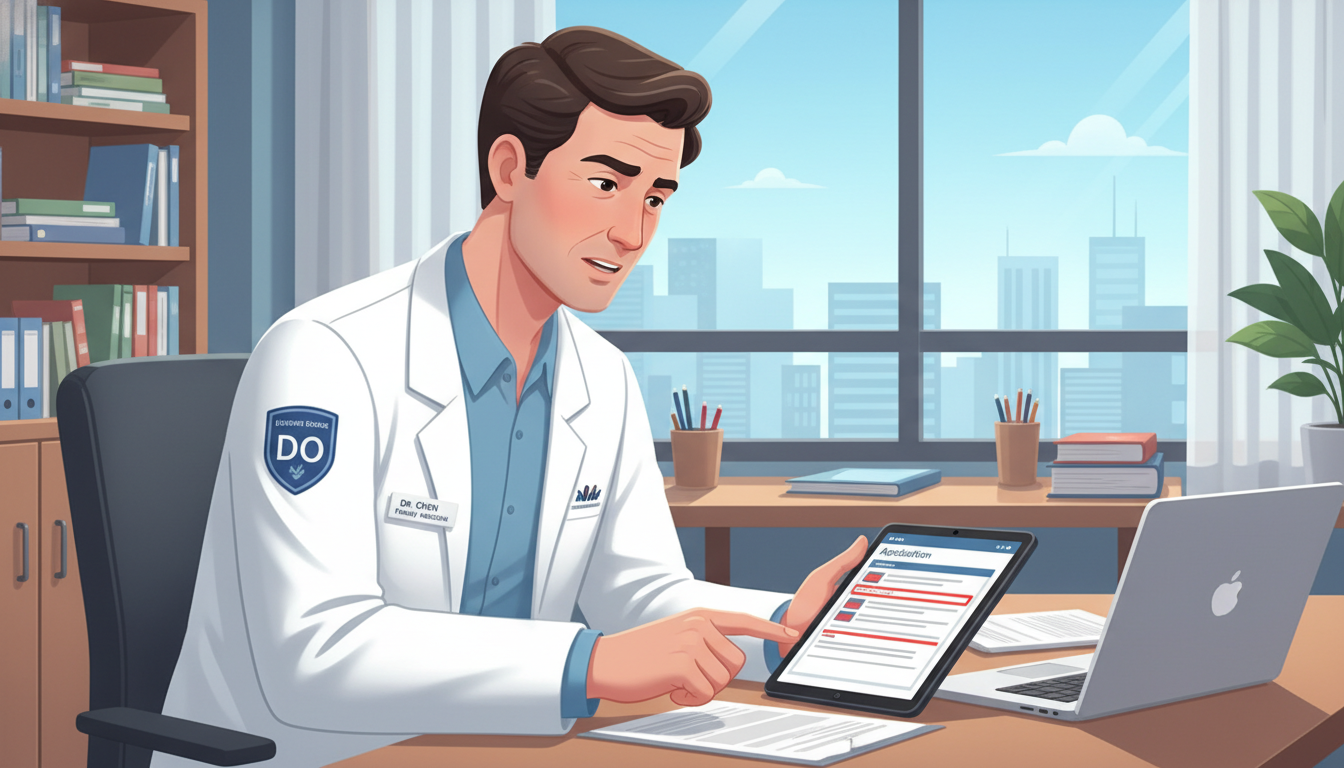 DO graduate discussing past academic struggles with a mentor physician DO graduate discussing past academic struggles with a mentor physician - DO graduate residency for Addressing Red Flags for D