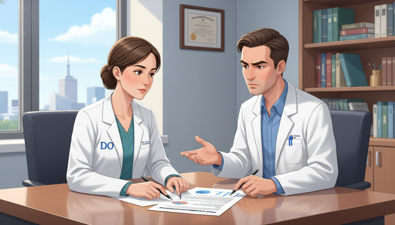 Family medicine DO resident meeting with program director Family medicine DO resident meeting with program director - DO graduate residency for Resident Turnover Warning Signs for DO