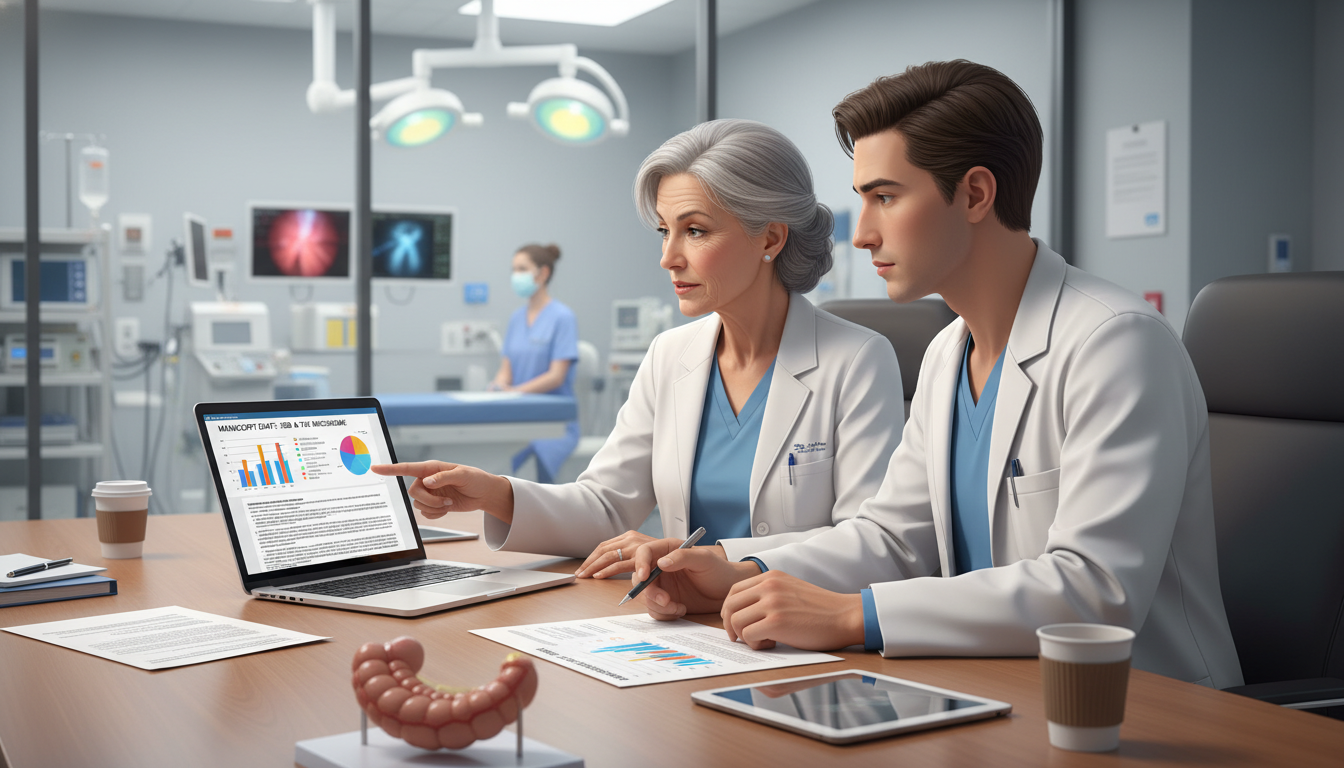 Gastroenterology attending mentoring resident on research project - DO graduate residency for Research During Residency for D