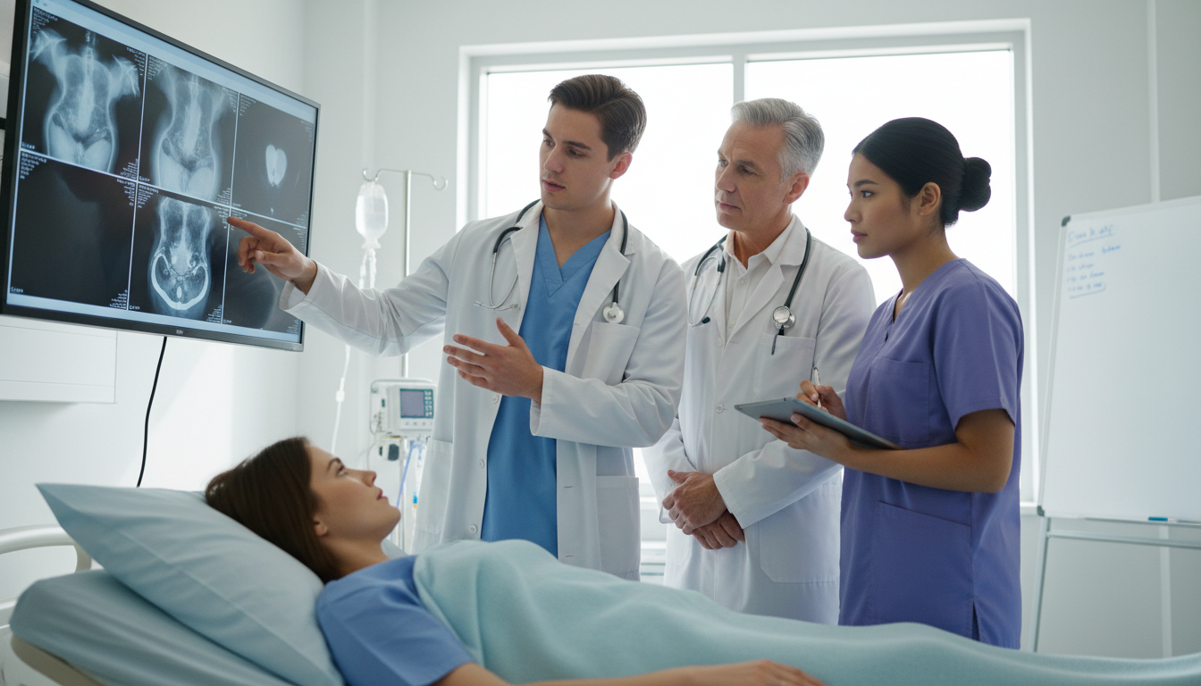 General surgery resident examining patient pre-operatively - DO graduate residency for Common Interview Questions for DO Grad