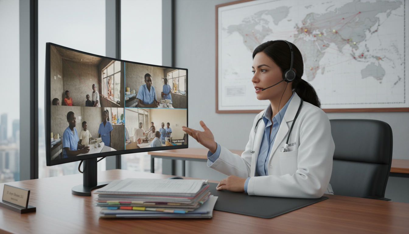 Private practice DO physician coordinating with an international clinic via telehealth Private practice DO physician coordinating with an international clinic via telehealth - DO graduate residency for Academic v