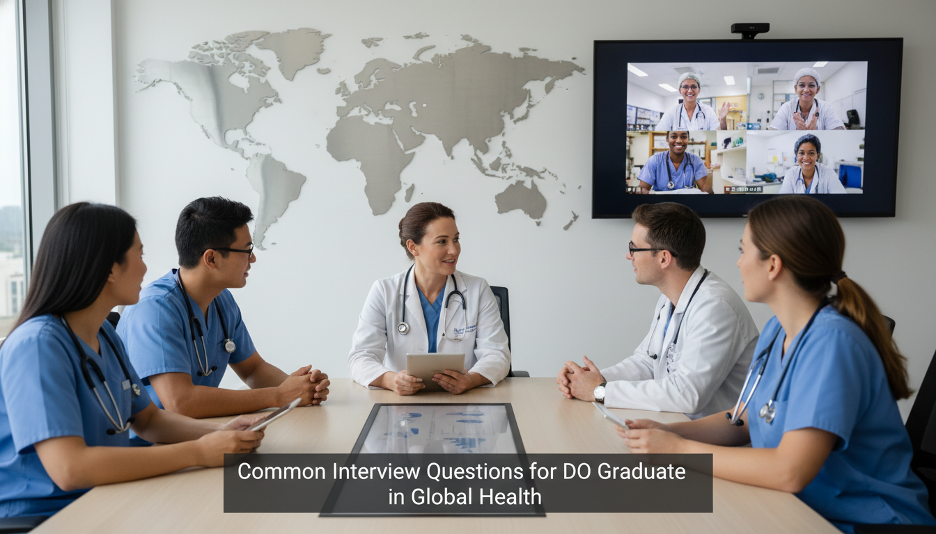 Global health residency track meeting - DO graduate residency for Common Interview Questions for DO Graduate in Global Health