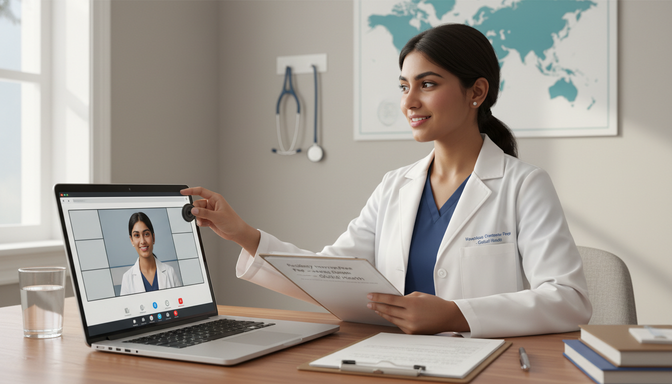 Virtual residency interview setup for DO global health applicant Virtual residency interview setup for DO global health applicant - DO graduate residency for Pre-Interview Preparation for DO