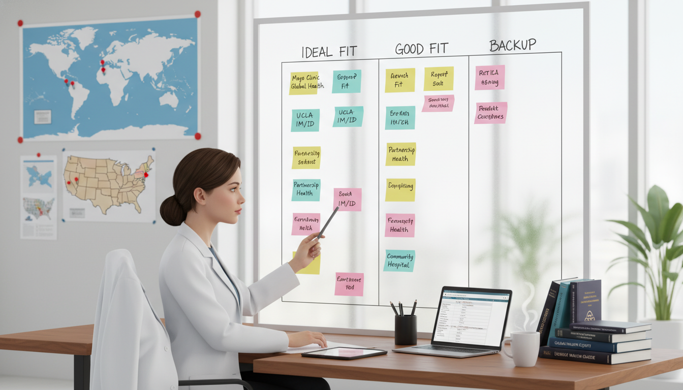 DO graduate categorizing residency programs with global health focus - DO graduate residency for Program Selection Strategy f