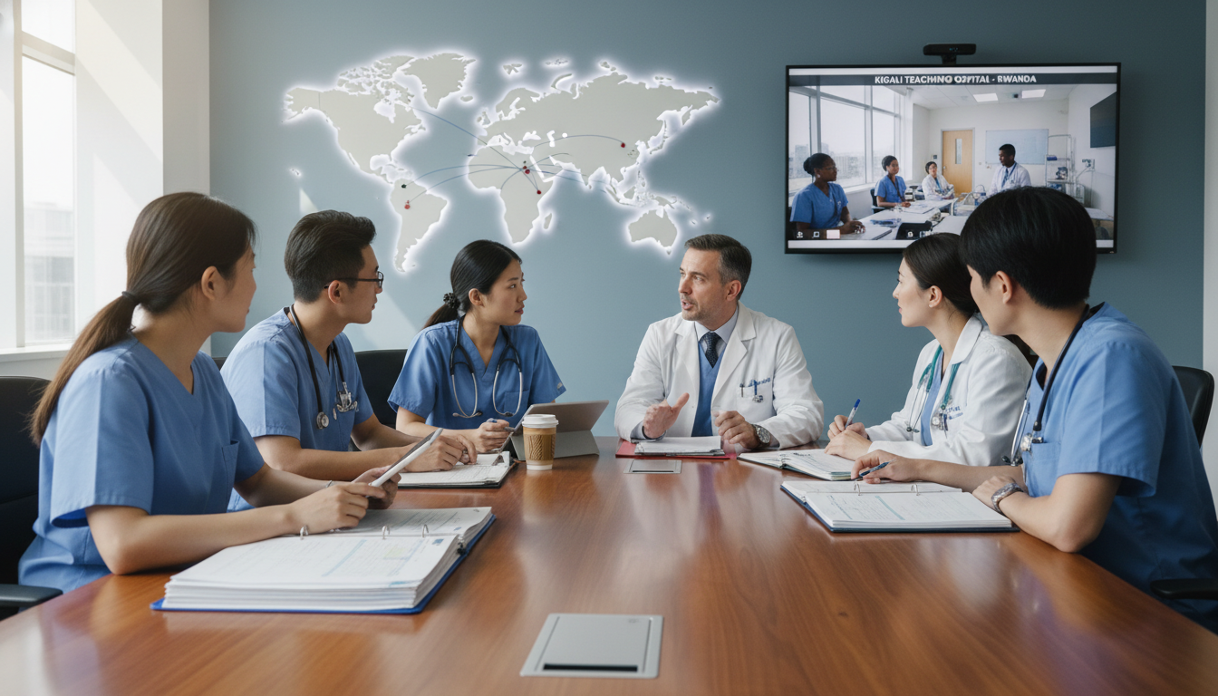 Residents participating in global health training with faculty mentor - DO graduate residency for Program Selection Strategy