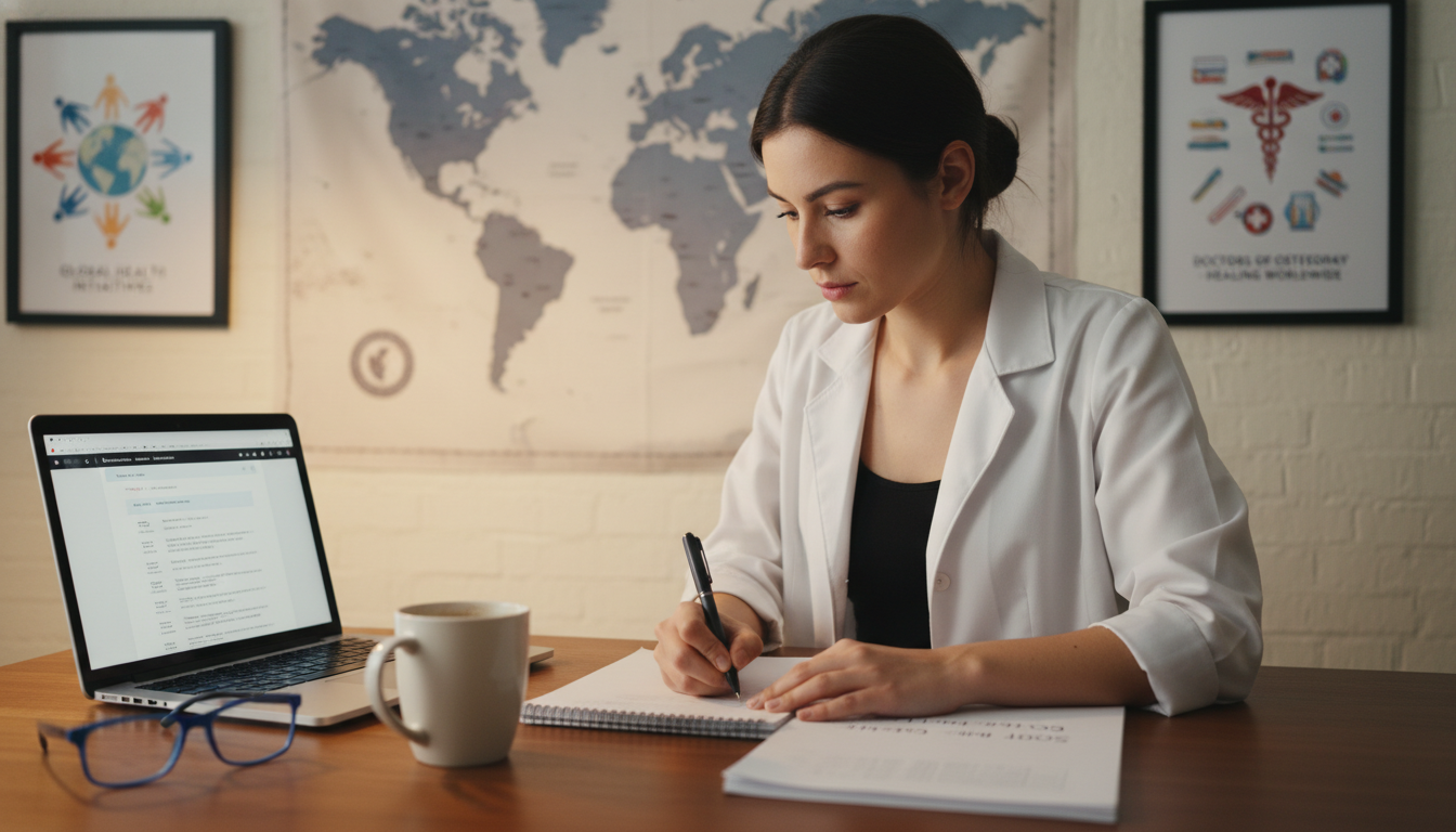 Medical graduate creating a SOAP preparation checklist - DO graduate residency for SOAP Preparation for DO Graduate in Global