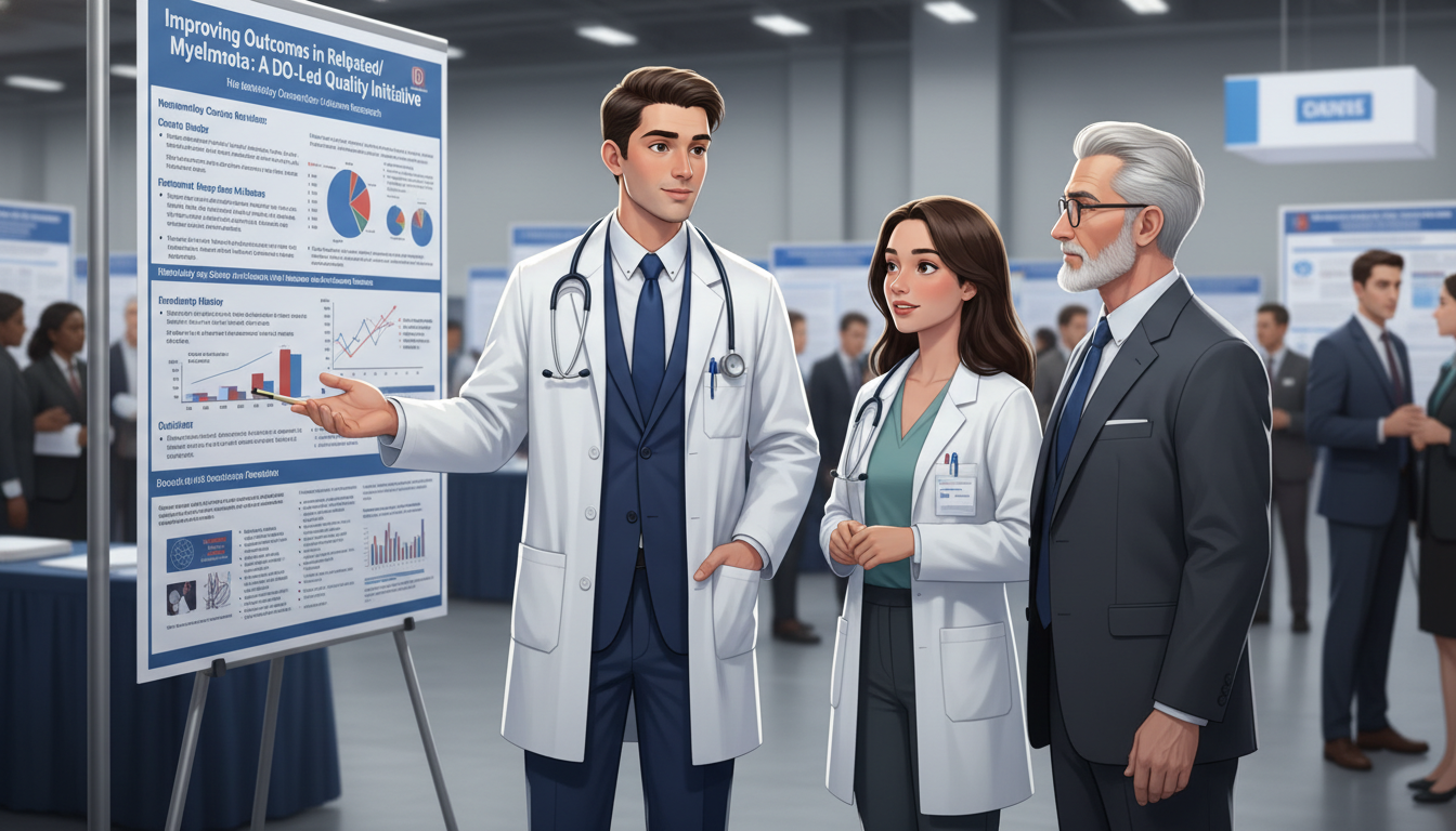 DO resident presenting hematology-oncology research poster DO resident presenting hematology-oncology research poster - DO graduate residency for Research During Residency for DO Gradu