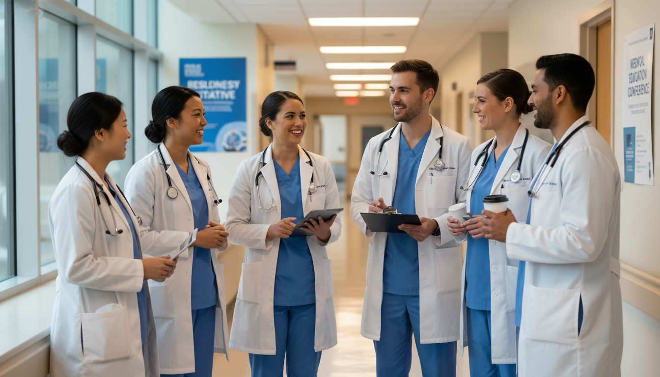 Internal medicine residents discussing training and program culture Internal medicine residents discussing training and program culture - DO graduate residency for How to Research Programs for