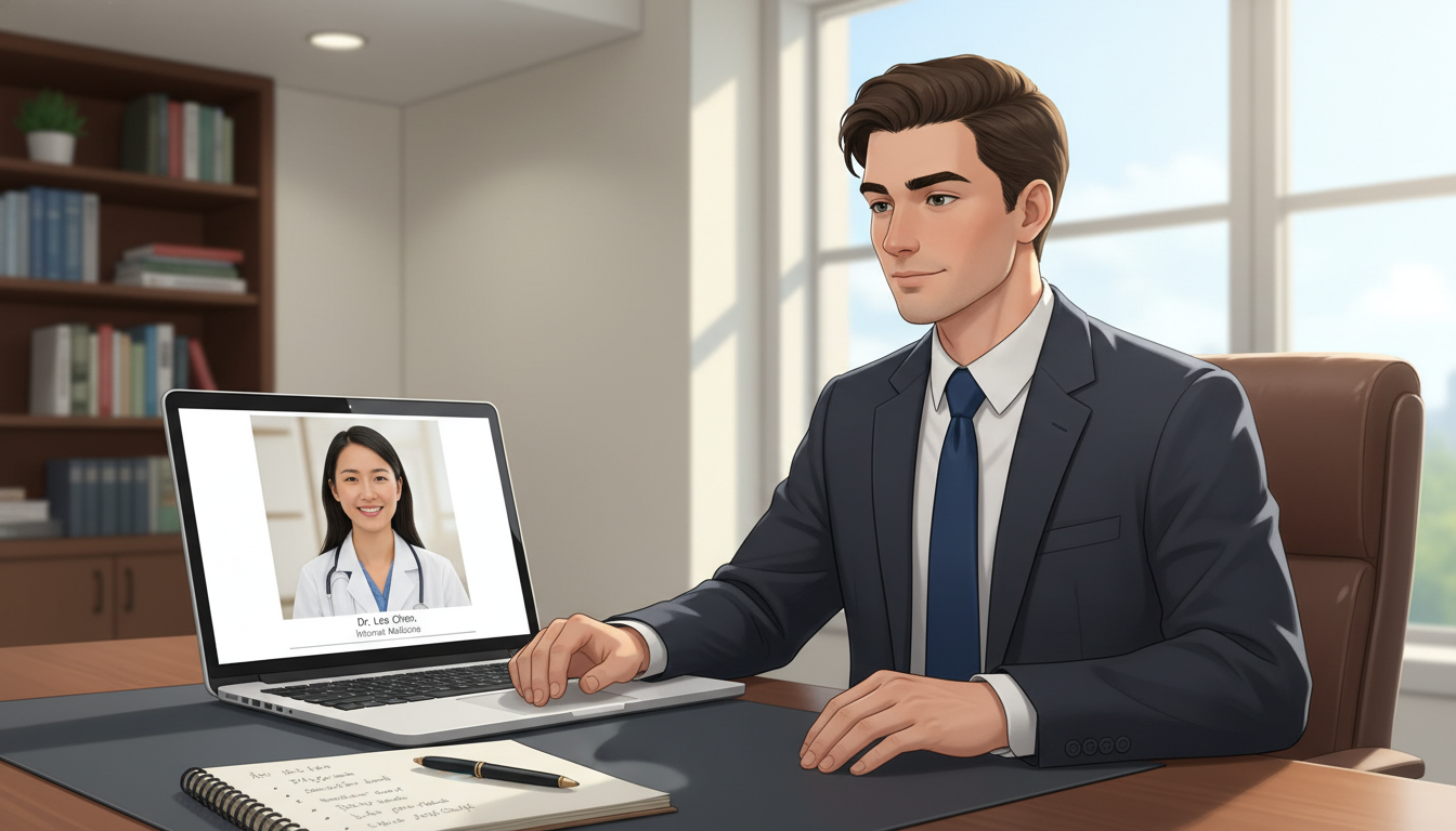 Virtual internal medicine SOAP interview in progress - DO graduate residency for SOAP Preparation for DO Graduate in Internal